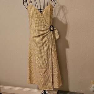 Lulu's Spagetti  Straps Checkered Dress